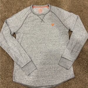American Eagle Outfitters Gray Long Sleeve Tee